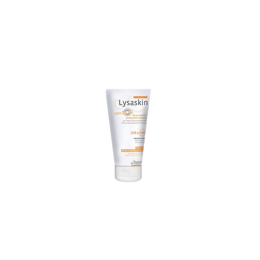 Lysaskin Écran Solaire SPF 50+ 40ml tube blanc souple avec bouchon clips