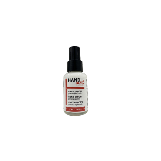 M&D Hand Med Crème Mains 50ml flacon blanc avec bouchon noir