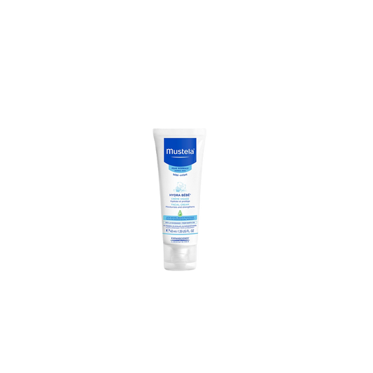 Mustela Crème Visage Hydra Bébé à l'Avocat tube souple avec bouchon clips