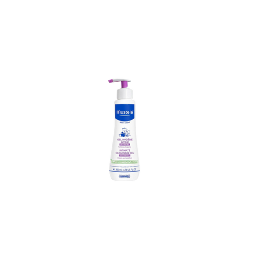 Mustela Gel Hygiène Intime 200ml flacon blanc avec système pompe