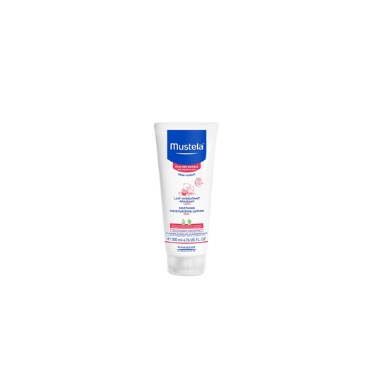 Mustela Lait Hydratant Apaisant 200ml tube souple blanc