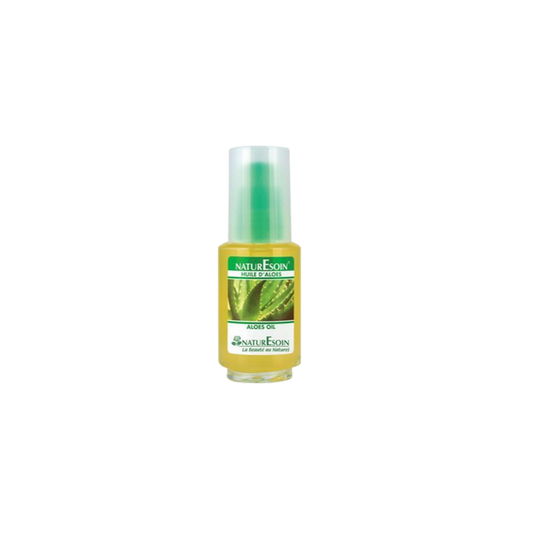 Naturesoin Huile d'Aloès 50ml flacon transparent avec bouchon facile