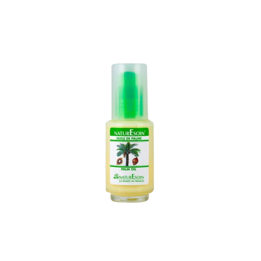 Naturesoin Huile de Palme 50ml flacon transparent avec bouchon facile