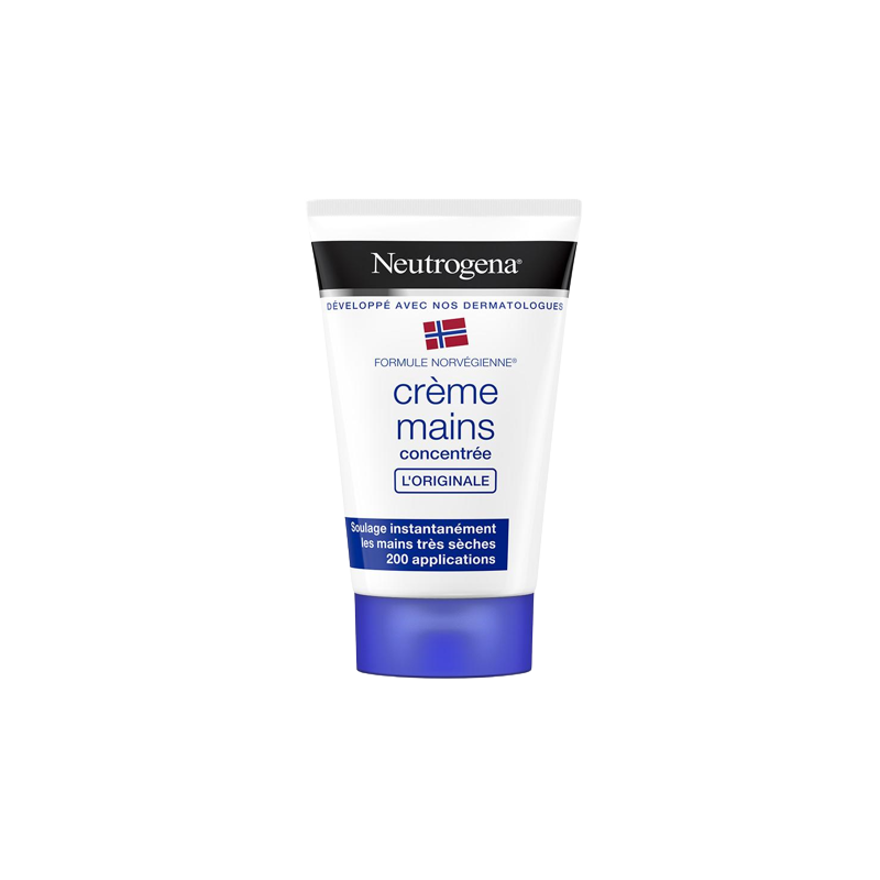 Neutrogena Crème Mains Concentrée l'Originale 50ml flacon souple avec bouchon bleu