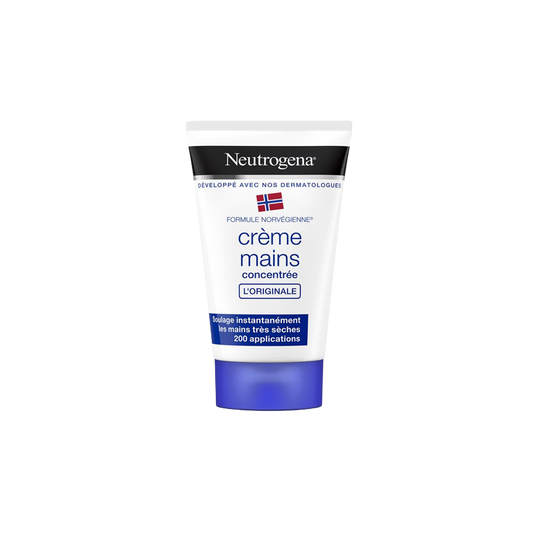 Neutrogena Crème Mains Concentrée l'Originale 50ml flacon souple avec bouchon bleu