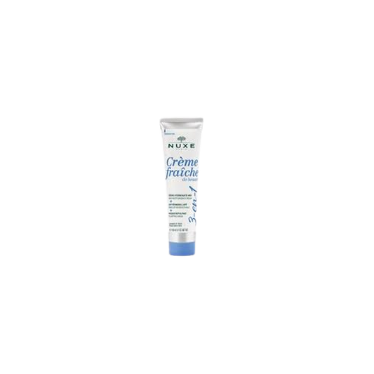 Nuxe Crème Fraîche De Beauté 3en1 100ml tube souple blanc avec bouchon bleu