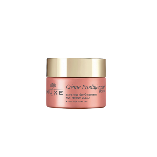 Nuxe Crème Prodigieuse Boost Baume-huile Récupérateur Nuit 50ml pot transparent avec bouchon doré