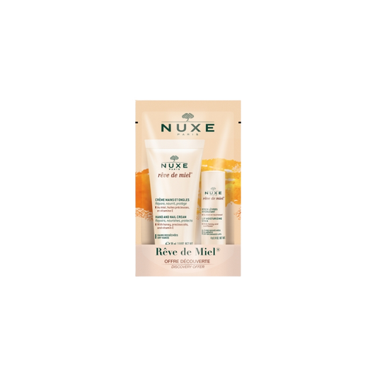 Nuxe Rêve de Miel Crème Mains et Ongle City Beautys 30ml + Stick Lèvres Hydratant 4g