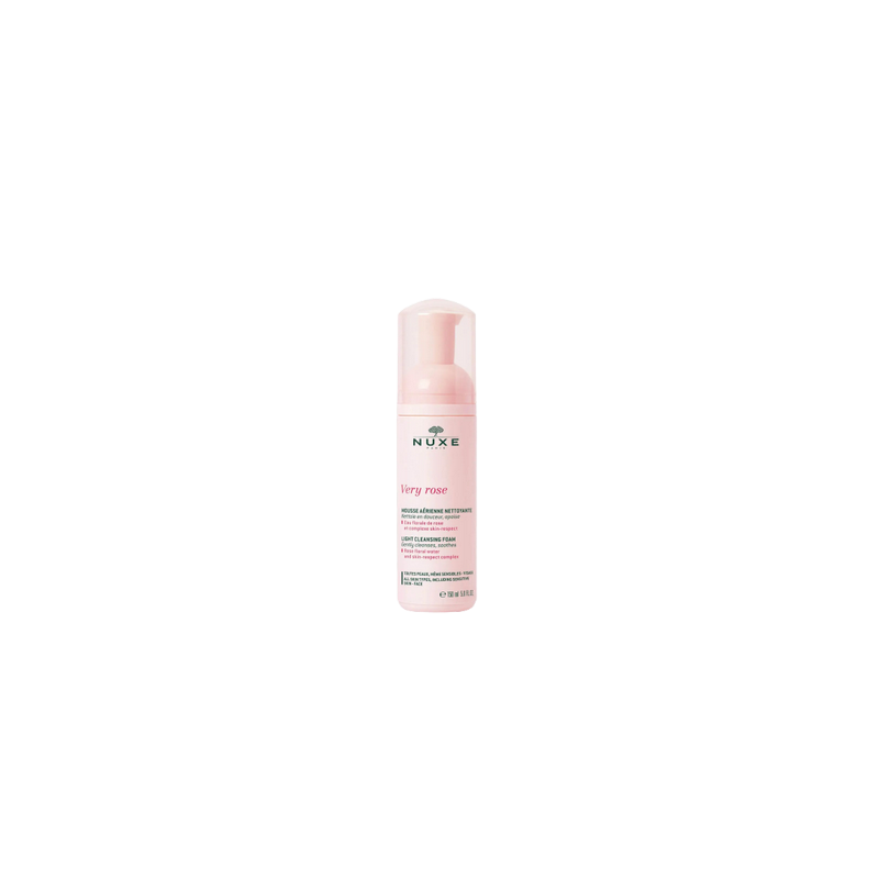 Nuxe Very Rose Mousse Aérienne Nettoyante 150ml petite bombe rose