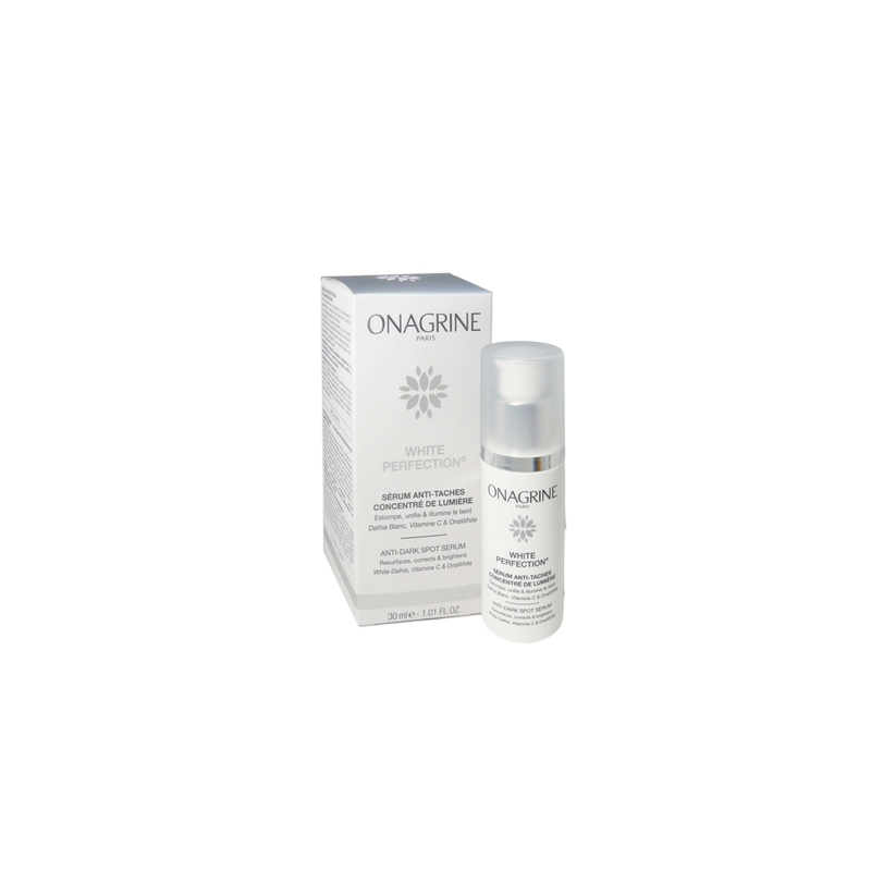 Onagrine Fluide White perfection Anti-taches SPF15 teinté 40ml flacon blanc