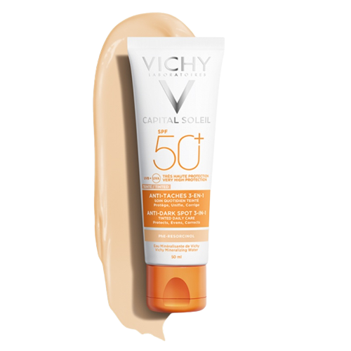 Vichy Capital Soleil Soin Anti-taches Teinté 3 en 1 SPF 50+ 50ml City Beauty