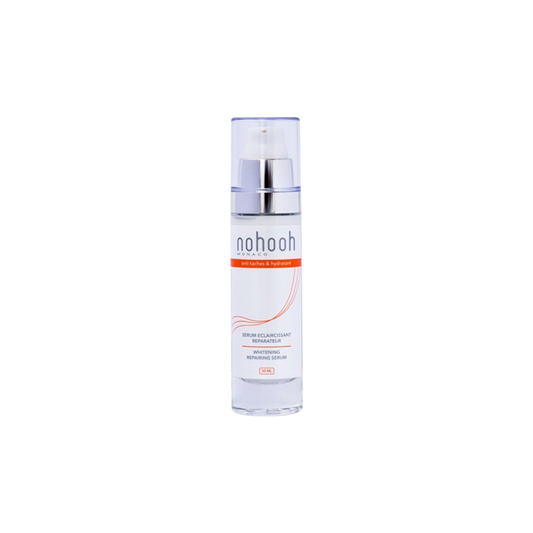 Nohooh Sérum Anti-Taches éclarissant 50ml flacon blanc avec bouchon chromé