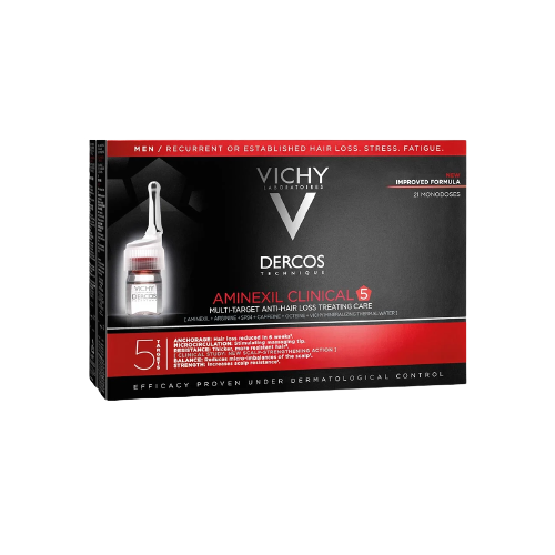 Vichy Dercos Technique Aminexil Clinical 5 Hommes 21 x 6ml City Beauty