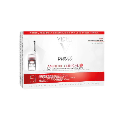 Vichy Dercos Technique Aminexil Clinical 5 Femmes 21 x 6ml City Beauty